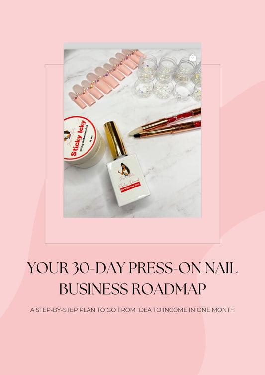 FREEBIE 30 Day Press On Nail Business Guide